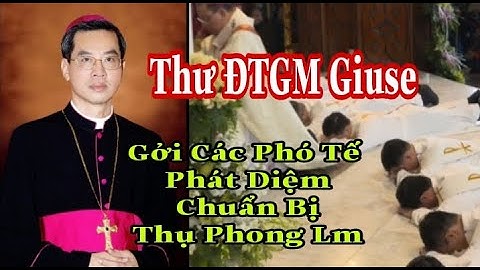 ĐT Giám Mục Giuse Thư Gởi Các Phó Tế Phát Diệm Chuẩn Bị Thụ Phong Lm