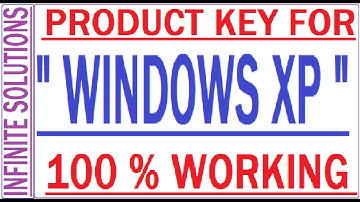 100% WORKING PRODUCT KEYS FOR WINDOWS XP INSTALLATIONS PROCESS  #INFINITESOLUTIONS