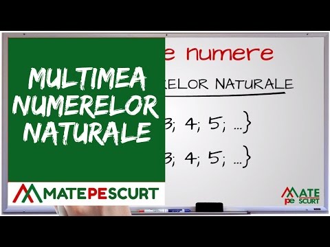 Video: Este zero un element al unei mulțimi de numere naturale?