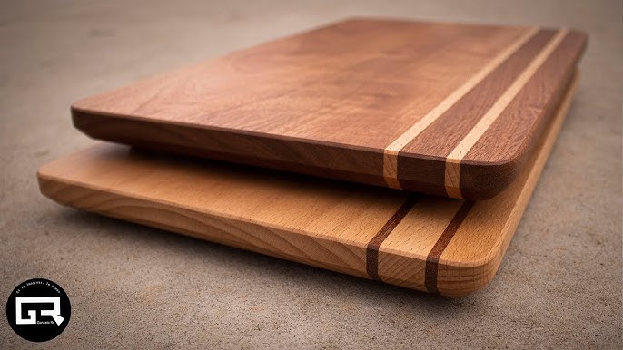 COMO Hacer TABLA para PICAR [♻️MADERA RECICLADA] CUTTING BOARD MAKING 