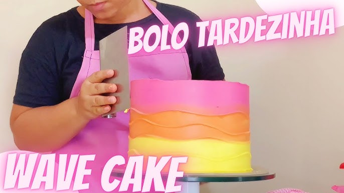 Sobreposição De Bolo Verdadeiro De Andar 🤭/ Bolo Borboletas🦋/ Bolo Efeito  Wave Cake - Liliane Doces 