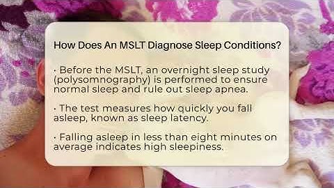 How Does An MSLT Diagnose Sleep Conditions? - Sleep Apnea Support Network