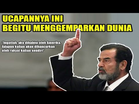 Dunia Terkejut, Pesan Terakhir Saddam Husein Di Tiang G4ntung4n Terbukti Sekarang   !!!