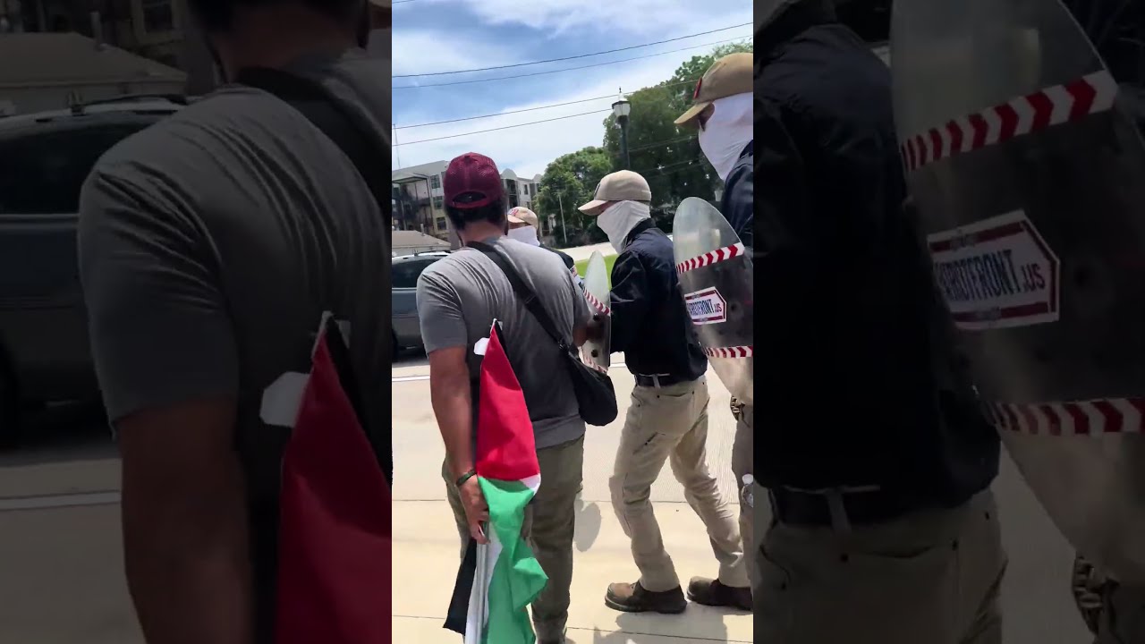 Shield Wielding White Supremacist Group Chased Away From Pride Event In Springfield