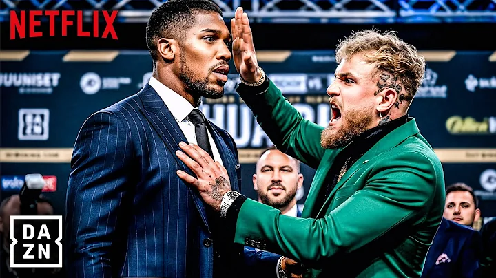 “YOU’RE FINISHED!” Jake Paul LOSES IT During Face-Off With Anthony Joshua!