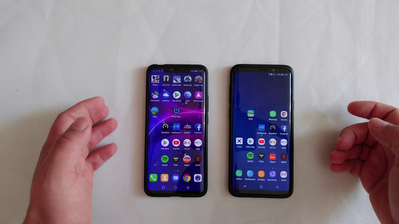 Huawei Mate 20 Pro Vs Samsung Galaxy S9 Plus Speed Test Youtube