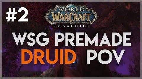 WSG Premade #2 | Druid POV | Classic WoW