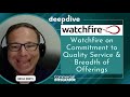 Watchfire on commitment to quality service  breadth of offerings