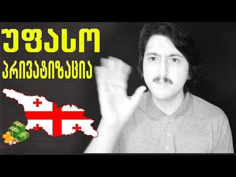 უფასო პრივატიზაცია - საქართველოს განვითარების ყველაზე სწრაფი გზა (ნაწილი 2) #2