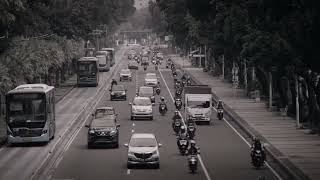 فيديو للتصميم بدون حقوق سيارات تمشي