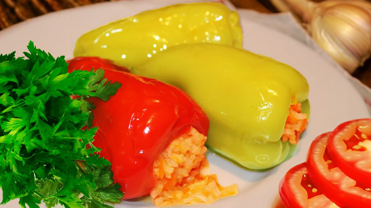 Фаршированный перец без мяса