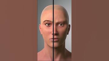 Realistic Face 3d Model Breakdown #shorts #blender3d #shorts #viral #blendercommunity #blender #3d