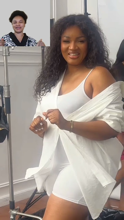 Omotola shares adorable moment from her 47th birthday photoshoot stunning
