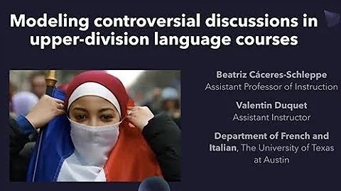 Language Matters! Modeling Controversial Discussions in Upper-Division Language Courses