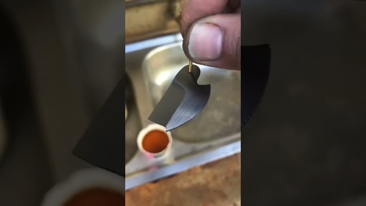 Making a coin knife coinknife 