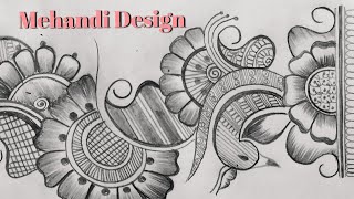 Very Pretty & Adorable Pencil Mehandi Art | मेहंदी लगाना सीखें