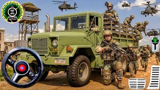 Jeu de conduite de camions de l'armée américaine : Simulateur de conduite tout-terrain de camions... screenshot 2