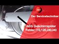 Fehler i 10, i 20, i 30 AEG Spülmaschine - Fehlerbehebung!