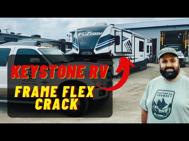 確認用 FREAKの横折れ Keystone RV - FRAME FLEX Crack and Repair! - YouTube
