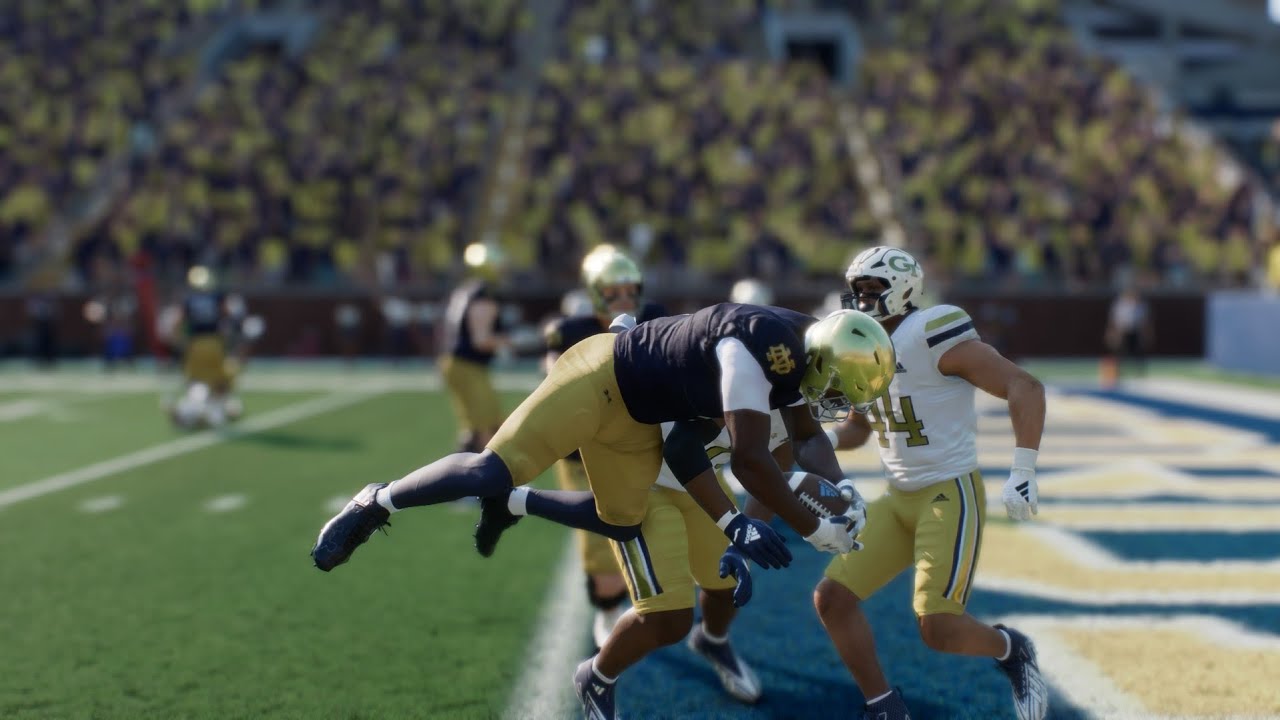EA SPORTS College Football 25 Week 8 Notre Dame vs Tech YouTube