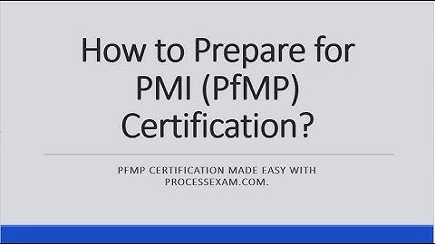 Preparation Tips | Portfolio Management (PfMP) | Certification