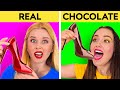 REAL OR FAKE? TAKE THE TASTE 😱 Sweet Food Challenge! Funny Pranks by 123 GO