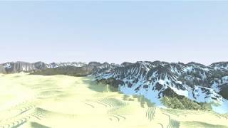3k x 3k Custom Minecraft Map [World Machine & World Painter] Timelapse + Cinematic