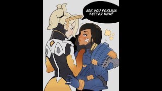 Mercy and Pharah (Overwatch Comics) Funny Comics Part 1