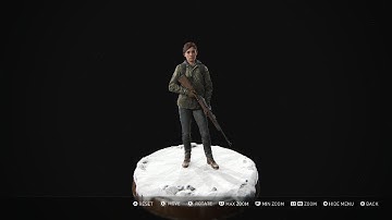 The Last of Us Part II Remastered unlock ellie patrol model viewer