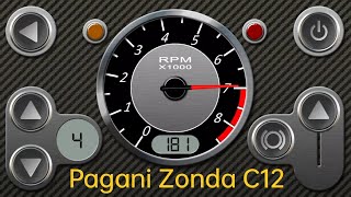 Pagani Zonda C12 6.0 V12 Top Speed Test