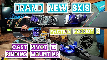 BRAND NEW SKIS - CAST PIVOT 15 BINDING MOUNTING (WITHOUT JIG) - Faction Prodigy 2