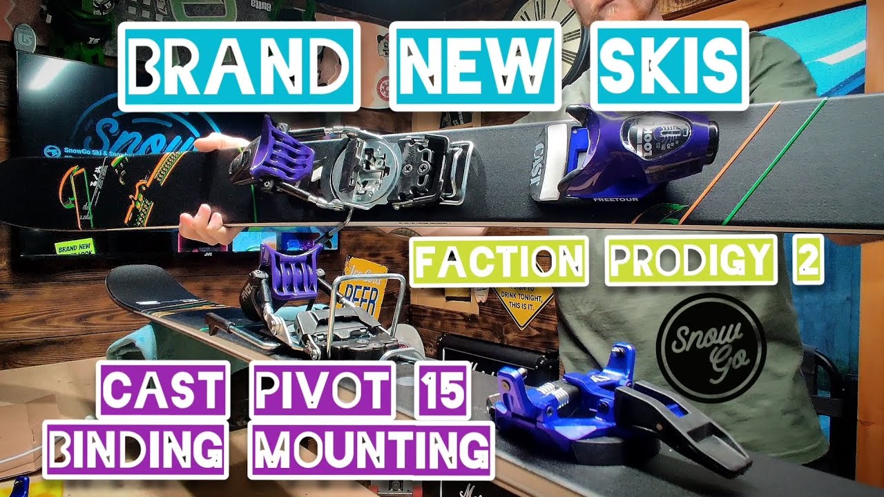BRAND NEW SKIS - CAST PIVOT 15 BINDING MOUNTING (WITHOUT JIG