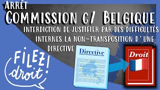 Commission / Belgique, CJCE, 01/03/1983, difficultés internes et non-transposition d’une directive