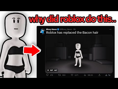 Roblox REMOVEU os Bacon Hair? 