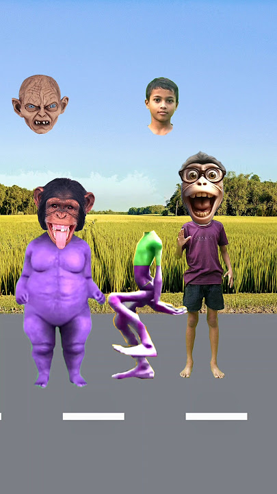 Patlu vs fatty dog, Dame tu cosita green alien correct head matching vs Pac-Man #shorts #viral