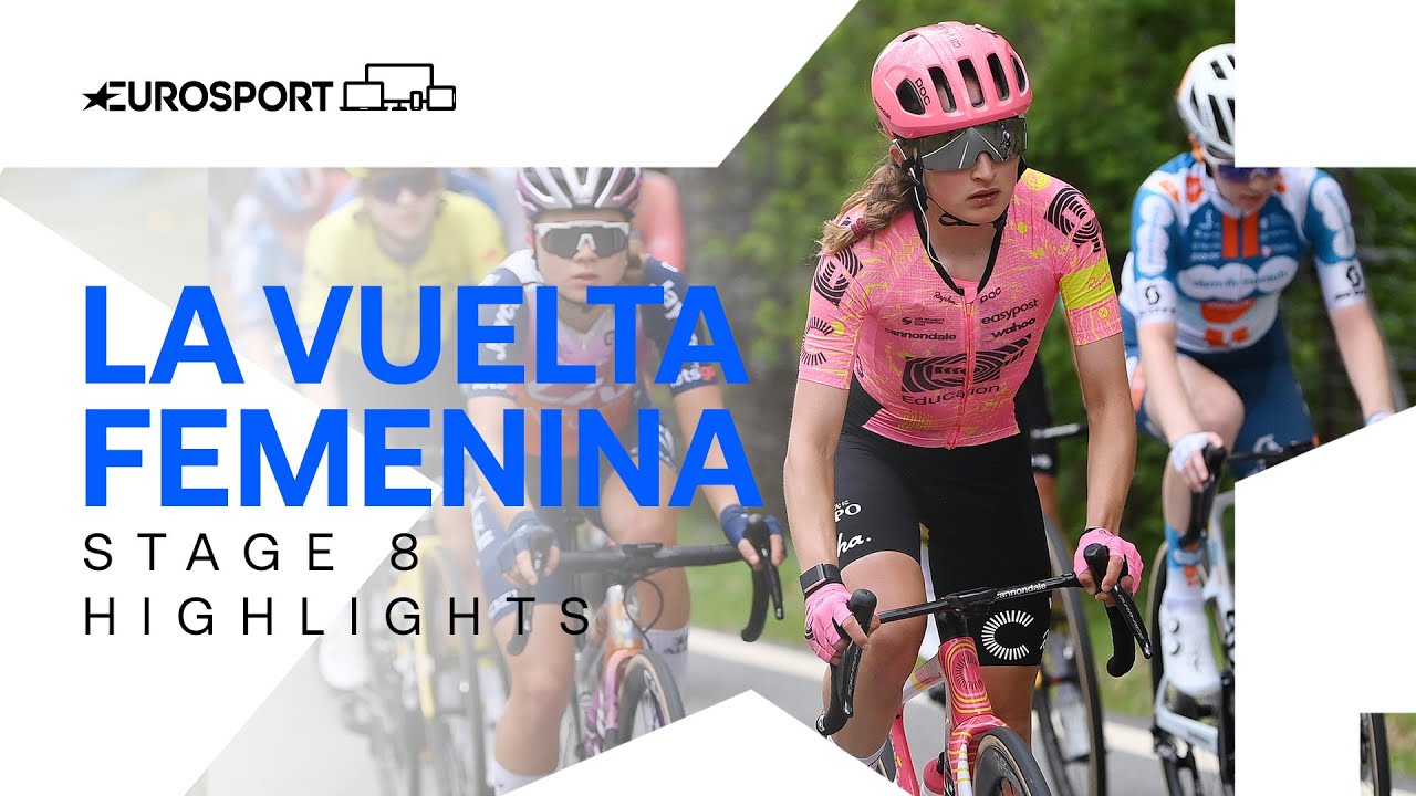 WINNING IN STYLE 😎 | La Vuelta Femenina Stage 8 Highlights | Eurosport Cycling