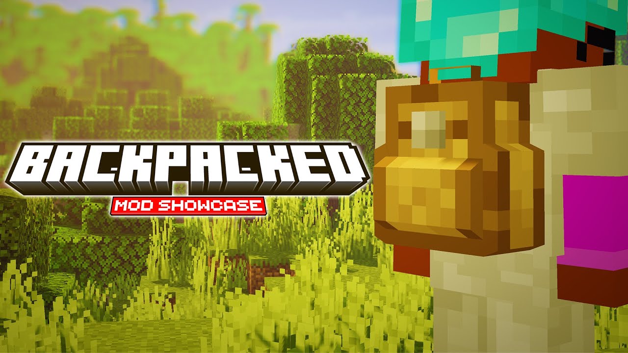 Minecraft: BACKPACKED MOD | Minecraft Mods Showcase 1.20.1+