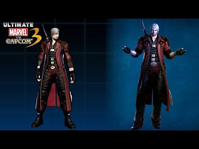 UMVC3 Mods - DMC1 Dante (Devil May Cry 1) 