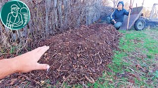 🌱 Free fertilizer with your own hands 🟢 Humus from tree branches and shrubs