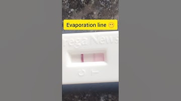 Faint Positive line or Evaporation Line 🤔
