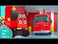 🚒 Fire Station Face Lift | Digley and Dazey | Kids Construction Truck Cartoons