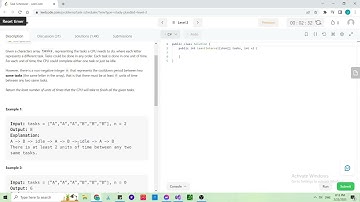 LeetCode 621. Task Scheduler - LIVE coding & thought process (Part 1)