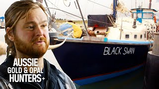 Zeke Tenhoff Launches A Mini Mining Operation On The Black Swan | Bering Sea Gold