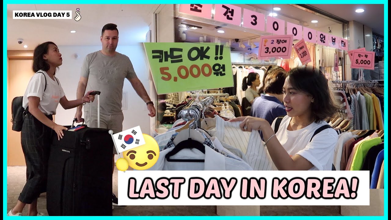 NAUBUSAN NG PERA! UNDERGROUND SHOPPING SA KOREA! ANG MURA! PAALAM KOREA! ❤️ | rhazevlogs