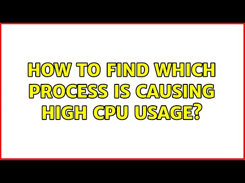 Unix & Linux: How to find which Process is causing High CPU usage? (5 Solutions!!)