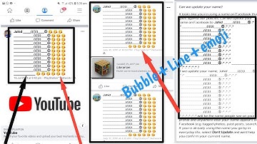 HOW TO MAKE BUBBLE+LINE+EMOJI NAME FB ACCOUNT 2020 || REXNICE TRICKS ||