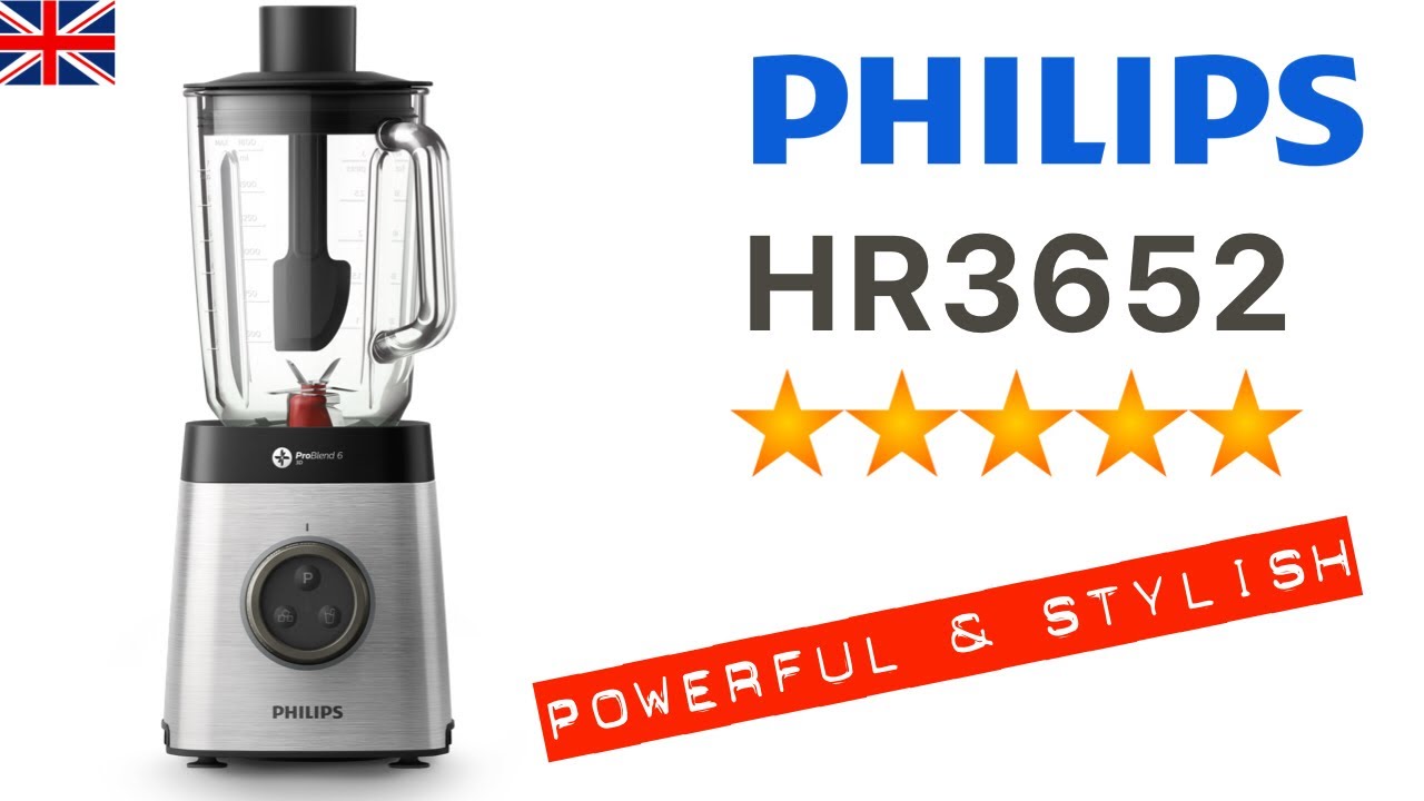 🇬🇧 Philips HR3652 Blender — very thorough look 👀 at everything in the box - YouTube