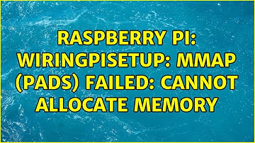 Raspberry Pi: wiringPiSetup: mmap (PADS) failed: Cannot allocate memory