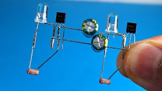 LDR LED Blinking Effect | BC547 Transistor project