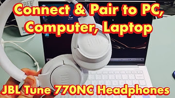 JBL Tune 770 Headphones: How to Pair & Connect to Computer, PC, Laptop via Bluetooth